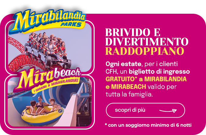 Hotel Cesenatico con biglietti Mirabilandia