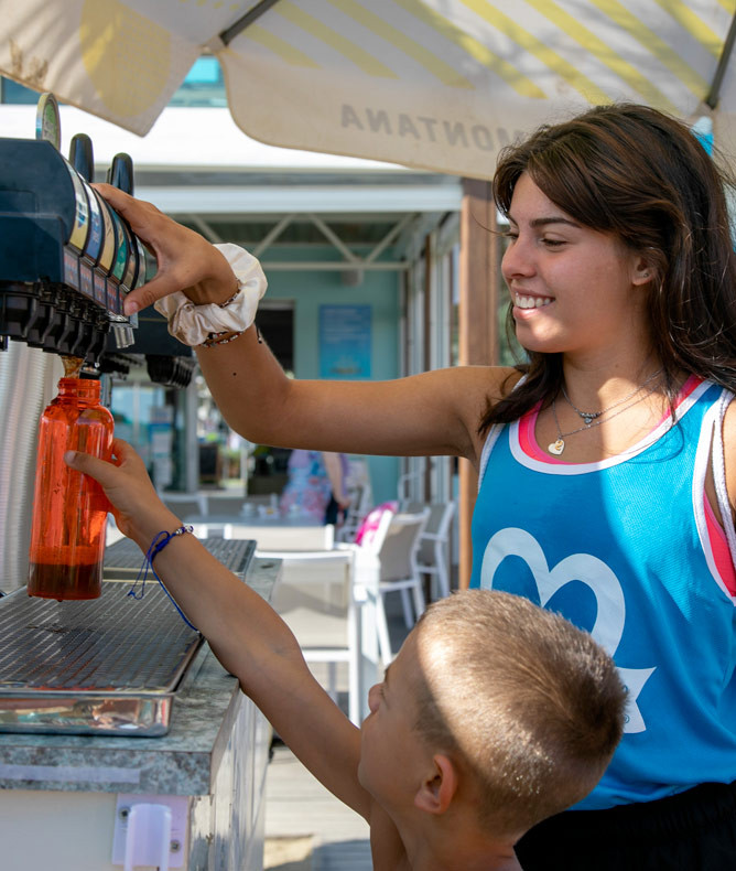 Tosi Beach All Inclusive with open bar unlimited drinks Club Family